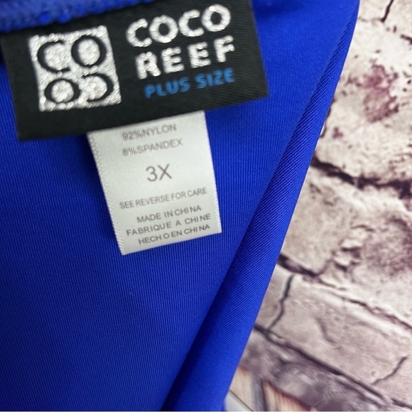 Coco Reef Blue Swim Skort - Picture 7 of 11